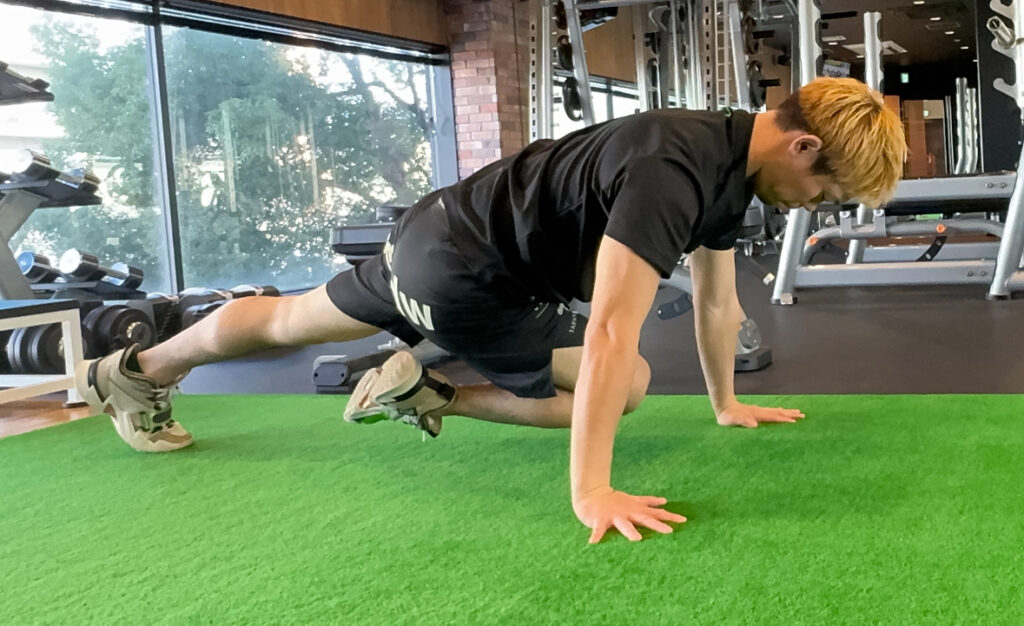 キックボクシング 体幹 自宅トレ やり方2