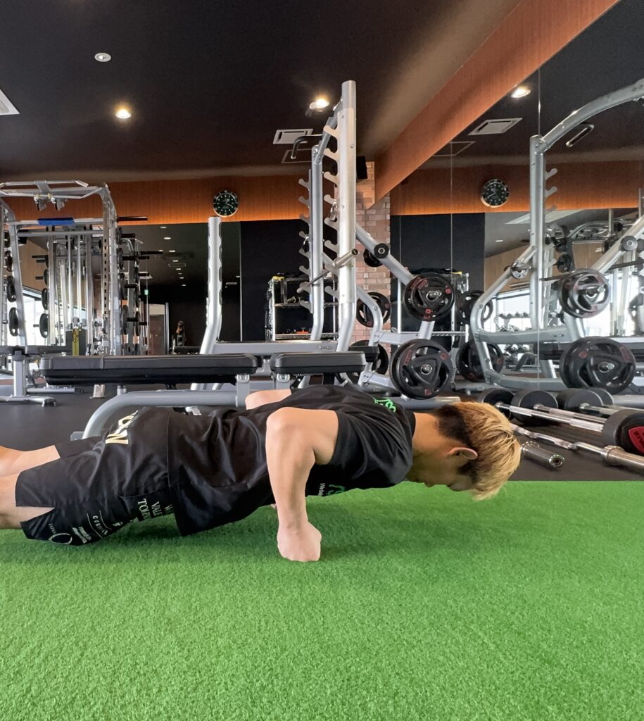 キックボクシング パンチ力 自宅トレ やり方2